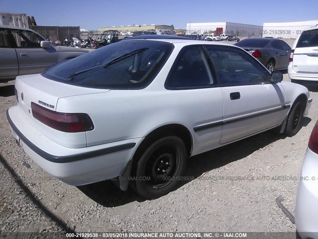 JH4DA9440MS058814 - 1991 ACURA INTEGRA RS WHITE photo 4