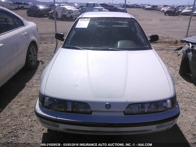 JH4DA9440MS058814 - 1991 ACURA INTEGRA RS WHITE photo 6