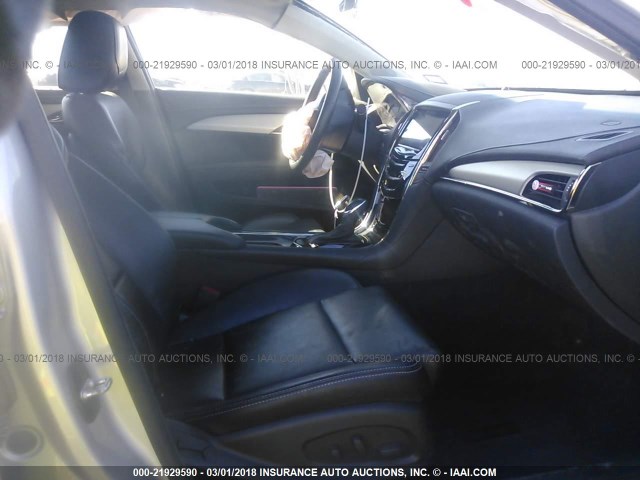 1G6AB5SA4F0134524 - 2015 CADILLAC ATS LUXURY SILVER photo 5