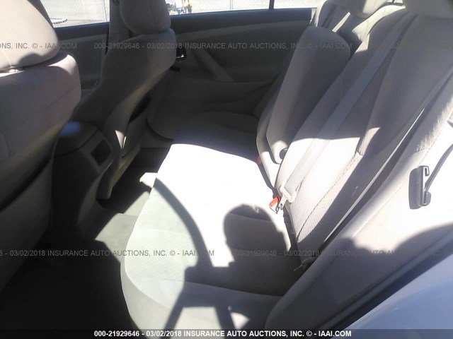 4T4BE46K69R060706 - 2009 TOYOTA CAMRY SE/LE/XLE WHITE photo 8