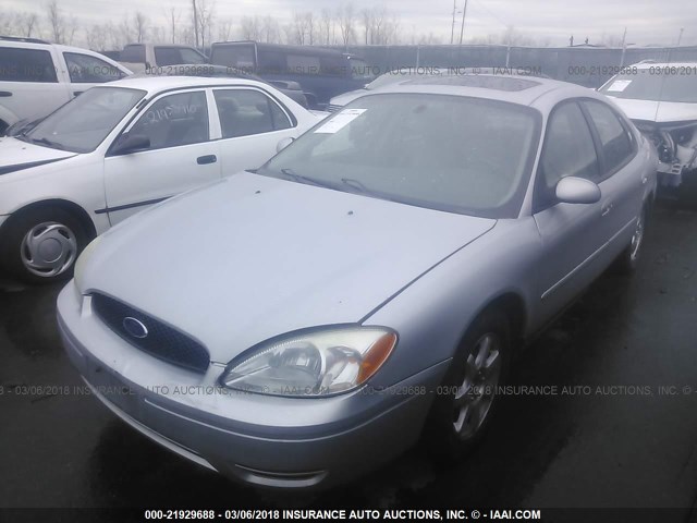 1FAFP56U26A121036 - 2006 FORD TAURUS SEL ვერცხლისფერი ფოტო 2