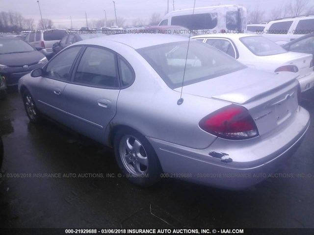 1FAFP56U26A121036 - 2006 FORD TAURUS SEL ვერცხლისფერი ფოტო 3