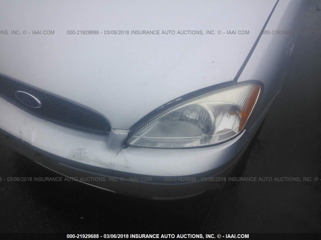 1FAFP56U26A121036 - 2006 FORD TAURUS SEL ვერცხლისფერი ფოტო 6