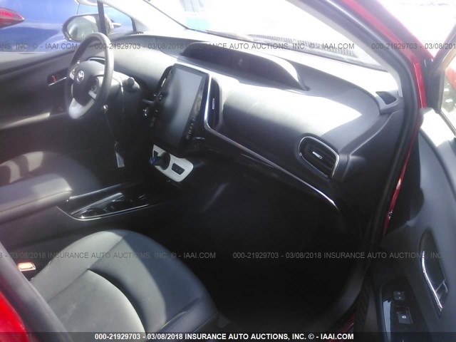JTDKARFP9H3002516 - 2017 TOYOTA PRIUS PRIME  红色 照片 5