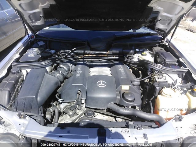 WDBJH65F7XA763150 - 1999 MERCEDES-BENZ E 320 ვერცხლისფერი ფოტო 10