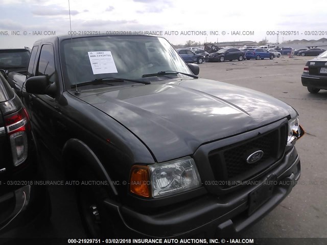 1FTYR14U94PA95893 - 2004 FORD RANGER SUPER CAB GRAY photo 1