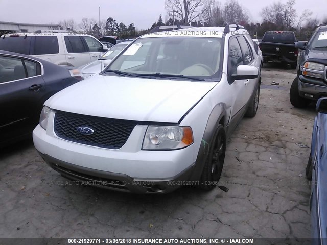 1FMDK02187GA16123 - 2007 FORD FREESTYLE SEL WHITE photo 2