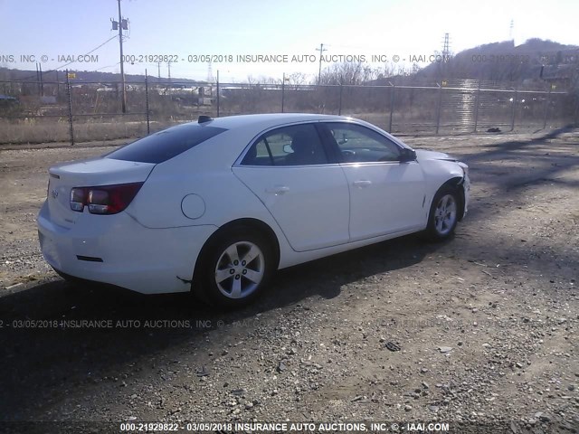 1G11B5SL5EU142680 - 2014 CHEVROLET MALIBU LS Ақ фото 4