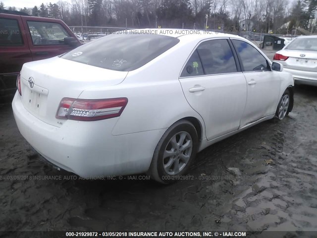 4T1BF3EK8AU580218 - 2010 TOYOTA CAMRY SE/LE/XLE Ақ фото 4