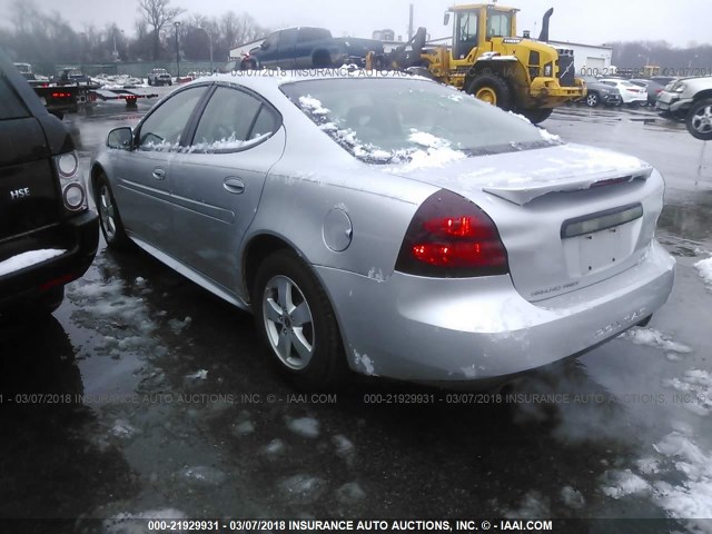 2G2WS542151190615 - 2005 PONTIAC GRAND PRIX GT SILVER photo 3