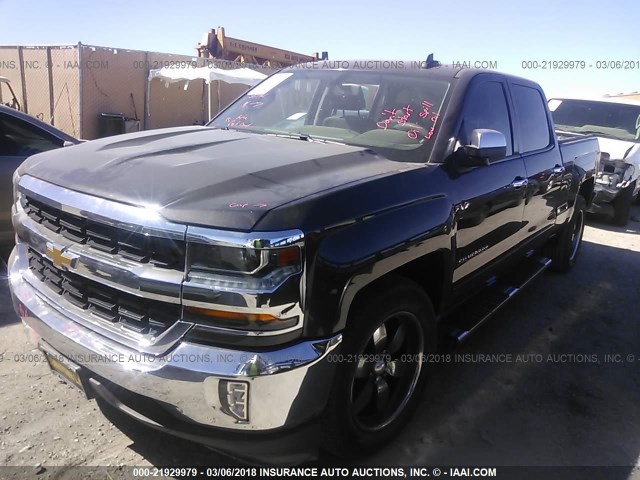 3GCPCREC6GG317994 - 2016 CHEVROLET SILVERADO C1500 LT GRAY photo 2