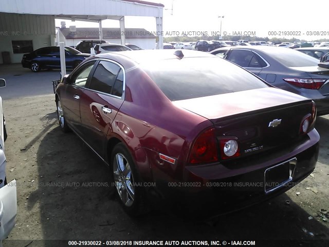 1G1ZC5E01CF232833 - 2012 CHEVROLET MALIBU 1LT 栗色 照片 3