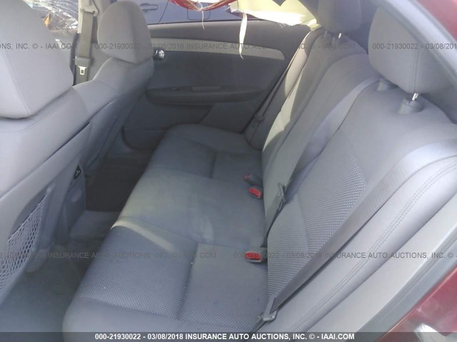 1G1ZC5E01CF232833 - 2012 CHEVROLET MALIBU 1LT 栗色 照片 8