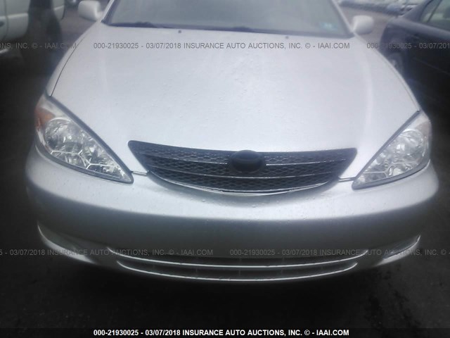 4T1BE32K34U366412 - 2004 TOYOTA CAMRY LE/XLE/SE ვერცხლისფერი ფოტო 6