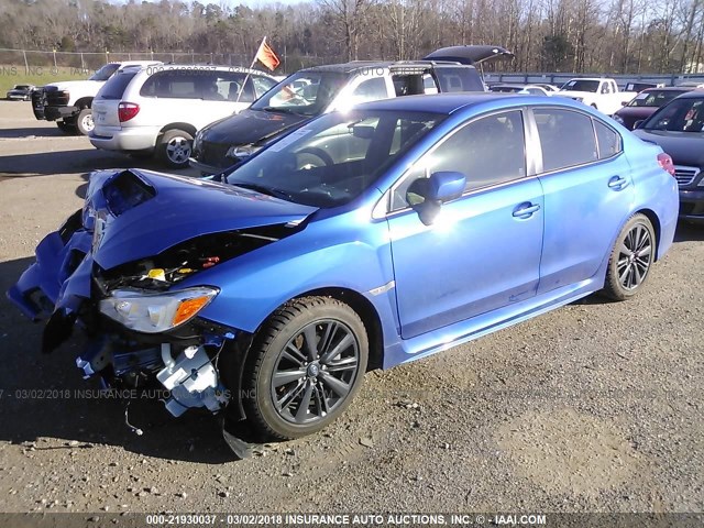 JF1VA1B62H9800807 - 2017 SUBARU WRX BLUE photo 2