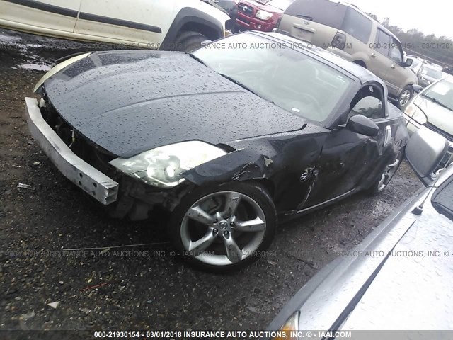 JN1AZ36A66M457301 - 2006 NISSAN 350Z ROADSTER BLACK photo 2