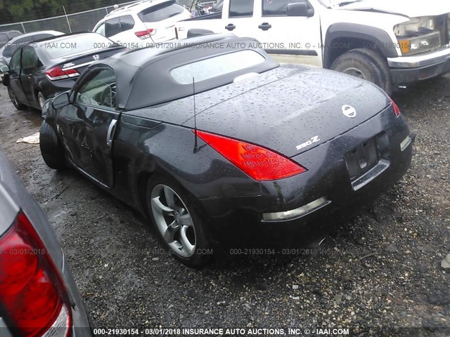 JN1AZ36A66M457301 - 2006 NISSAN 350Z ROADSTER BLACK photo 3