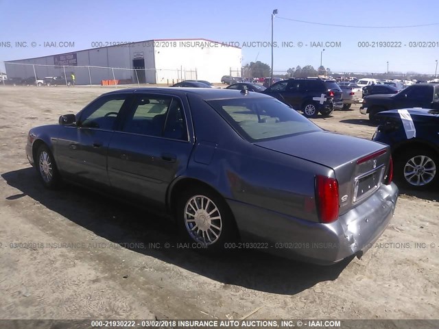 1G6KE54Y54U200946 - 2004 CADILLAC DEVILLE DHS GRAY photo 3