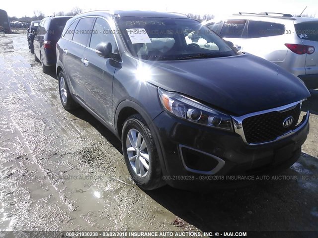 5XYPGDA38GG046366 - 2016 KIA SORENTO LX/L GRAY photo 1