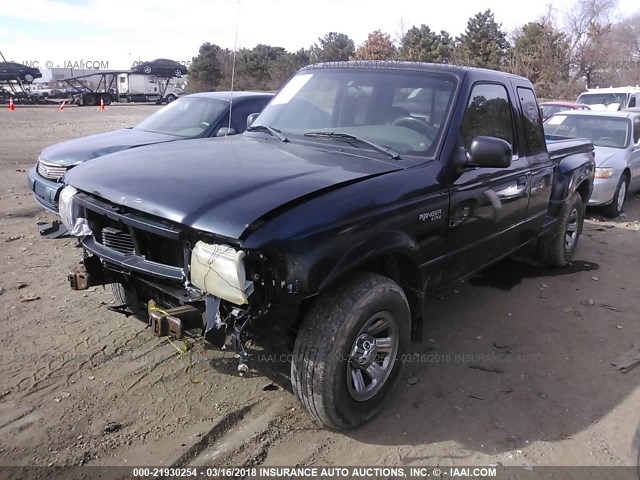 1FTYR14V9YTB21656 - 2000 FORD RANGER SUPER CAB PURPLE photo 2