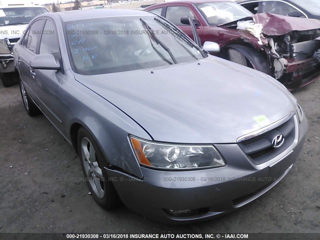 5NPEU46F48H336956 - 2008 HYUNDAI SONATA SE/LIMITED GRAY photo 1