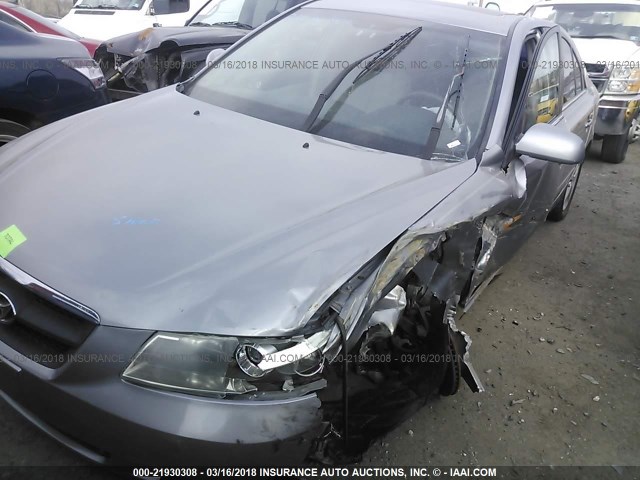 5NPEU46F48H336956 - 2008 HYUNDAI SONATA SE/LIMITED GRAY photo 6