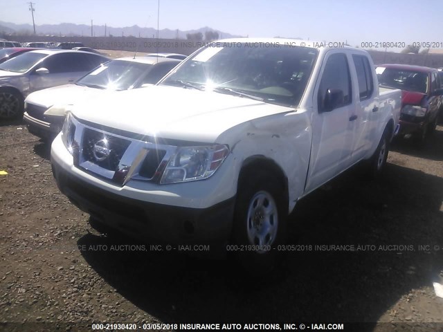 1N6AD0ER0GN788112 - 2016 NISSAN FRONTIER S/SV/SL/PRO-4X WHITE photo 2