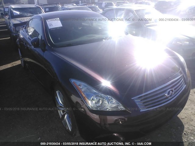 JNKCV66E89M720249 - 2009 INFINITI G37 SPORT PURPLE photo 1