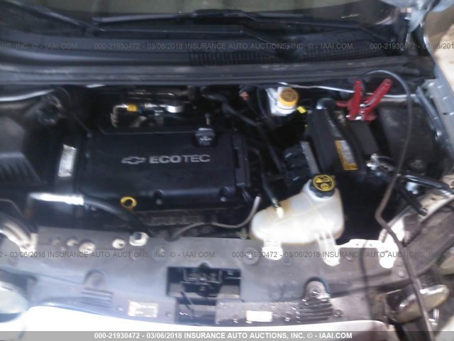 1G1JA5SH1G4185611 - 2016 CHEVROLET SONIC LS 银色 照片 10