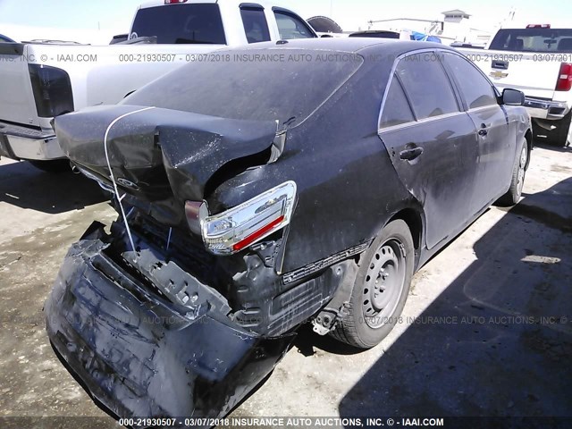 4T4BF3EK5BR151481 - 2011 TOYOTA CAMRY SE/LE/XLE Черный фото 4