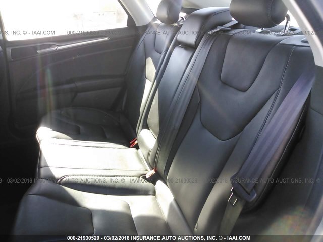 3FA6P0SU8DR247753 - 2013 FORD FUSION TITANIUM PHEV BLUE photo 8