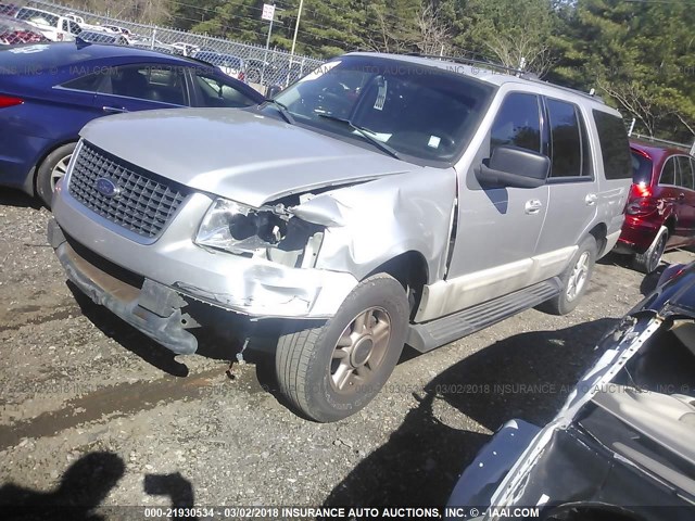 1FMPU15L43LB47755 - 2003 FORD EXPEDITION XLT GRAY photo 2