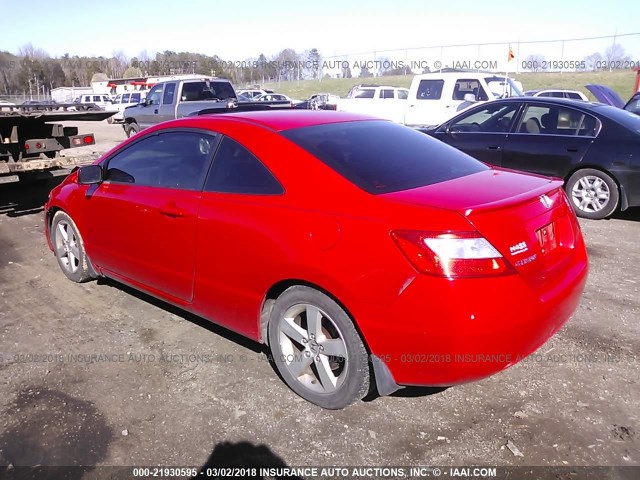 2HGFG12908H556891 - 2008 HONDA CIVIC EXL 红色 照片 3