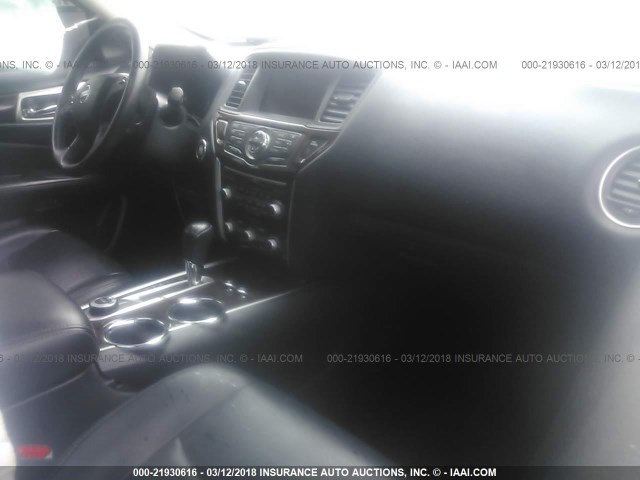 5N1AR2MM3DC609442 - 2013 NISSAN PATHFINDER S/SV/SL/PLATINUM 银色 照片 5