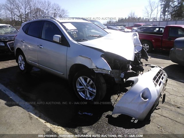 JN8AS5MT3CW614126 - 2012 NISSAN ROGUE S/SV SILVER photo 1