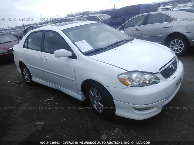 1NXBR32E58Z951058 - 2008 TOYOTA COROLLA CE/LE/S WHITE photo 1