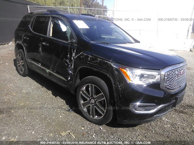 1GKKNPLS7HZ157875 - 2017 GMC ACADIA DENALI BLACK photo 1