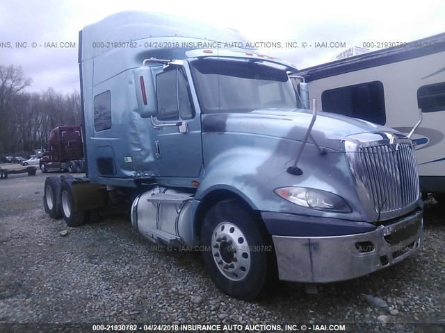 2HSCUAPR49C682082 - 2009 INTERNATIONAL PROSTAR PREMIUM  BLUE photo 1