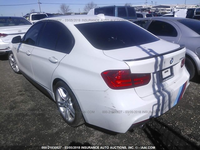 WBA3D3C52EK156513 - 2014 BMW 328 D WHITE photo 3