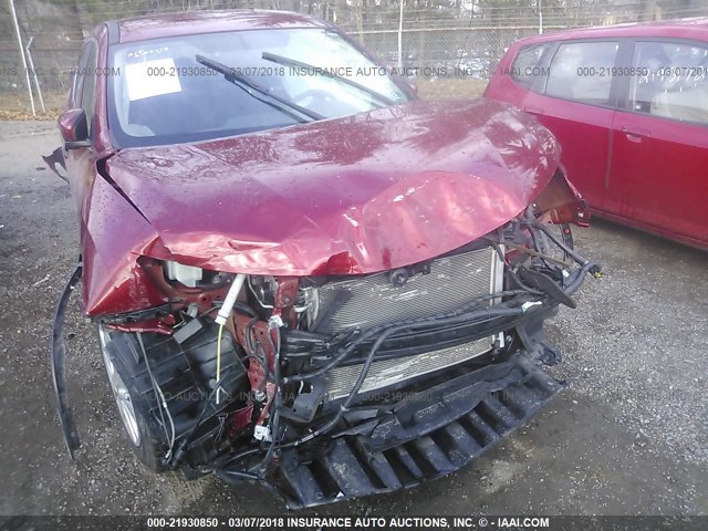 5N1AT2MV8GC820828 - 2016 NISSAN ROGUE RED photo 6