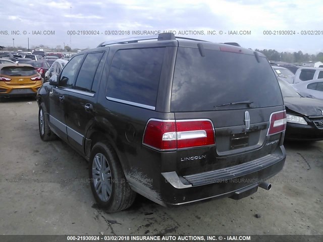 5LMFU27538LJ06506 - 2008 LINCOLN NAVIGATOR BROWN photo 3