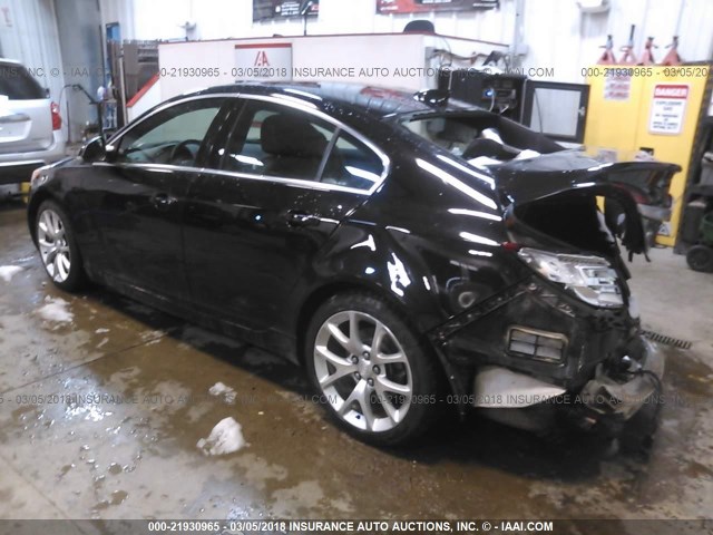 2G4GV5GX7G9127954 - 2016 BUICK REGAL GS BLACK photo 3