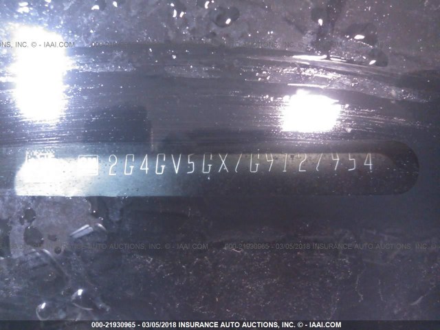 2G4GV5GX7G9127954 - 2016 BUICK REGAL GS BLACK photo 9