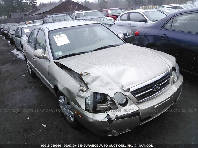 KNAGD126865458002 - 2006 KIA OPTIMA LX/EX GOLD photo 1