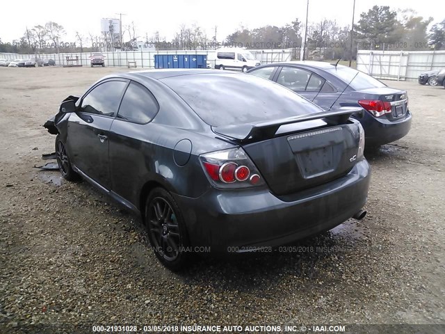 JTKDE167280226297 - 2008 TOYOTA SCION TC 灰色 照片 3