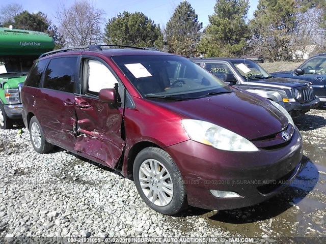 5TDZK22C17S009947 - 2007 TOYOTA SIENNA XLE/XLE LIMITED RED photo 1