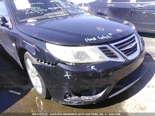 YS3FH71U786001676 - 2008 SAAB 9-3 AERO BLACK photo 6