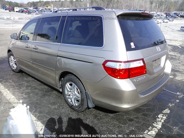 5FNRL387X6B004004 - 2006 HONDA ODYSSEY EXL Champagne photo 3