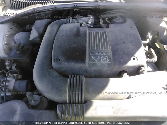 1LNHM87A22Y620918 - 2002 LINCOLN LS WHITE photo 10