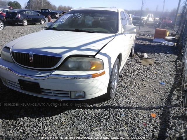 1LNHM87A22Y620918 - 2002 LINCOLN LS WHITE photo 2
